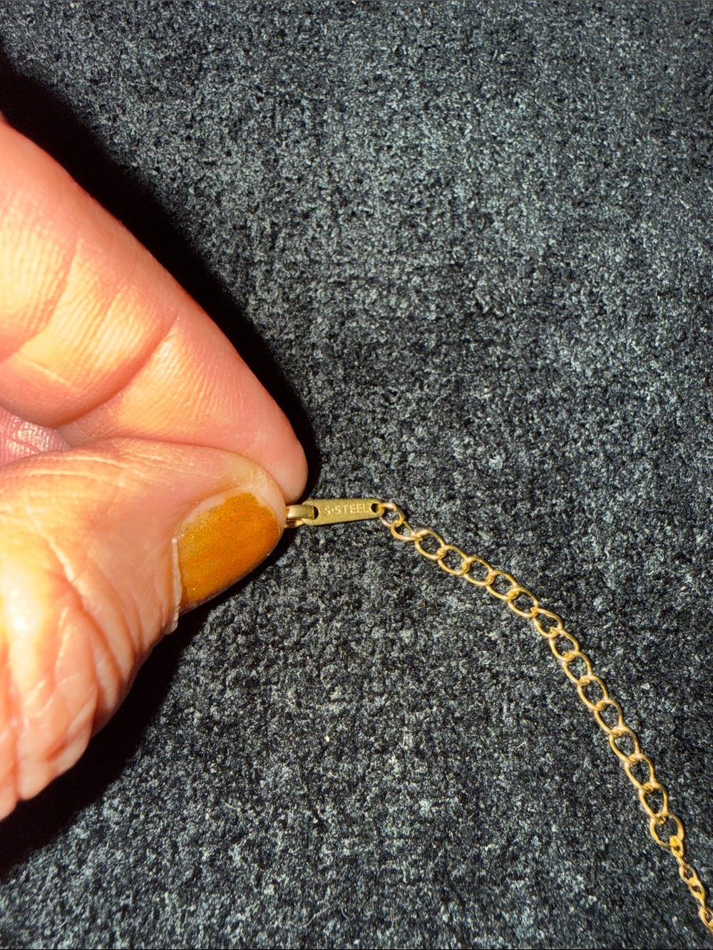 Gold-Tone Stainless Steel Chain Necklace - Elegant Everyday Layering